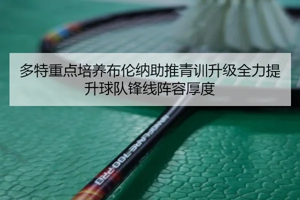 多特重点培养布伦纳助推青训升级全力提升球队锋线阵容厚度